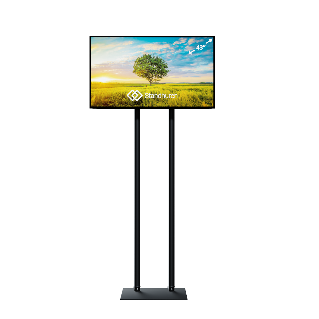 43" scherm op statief