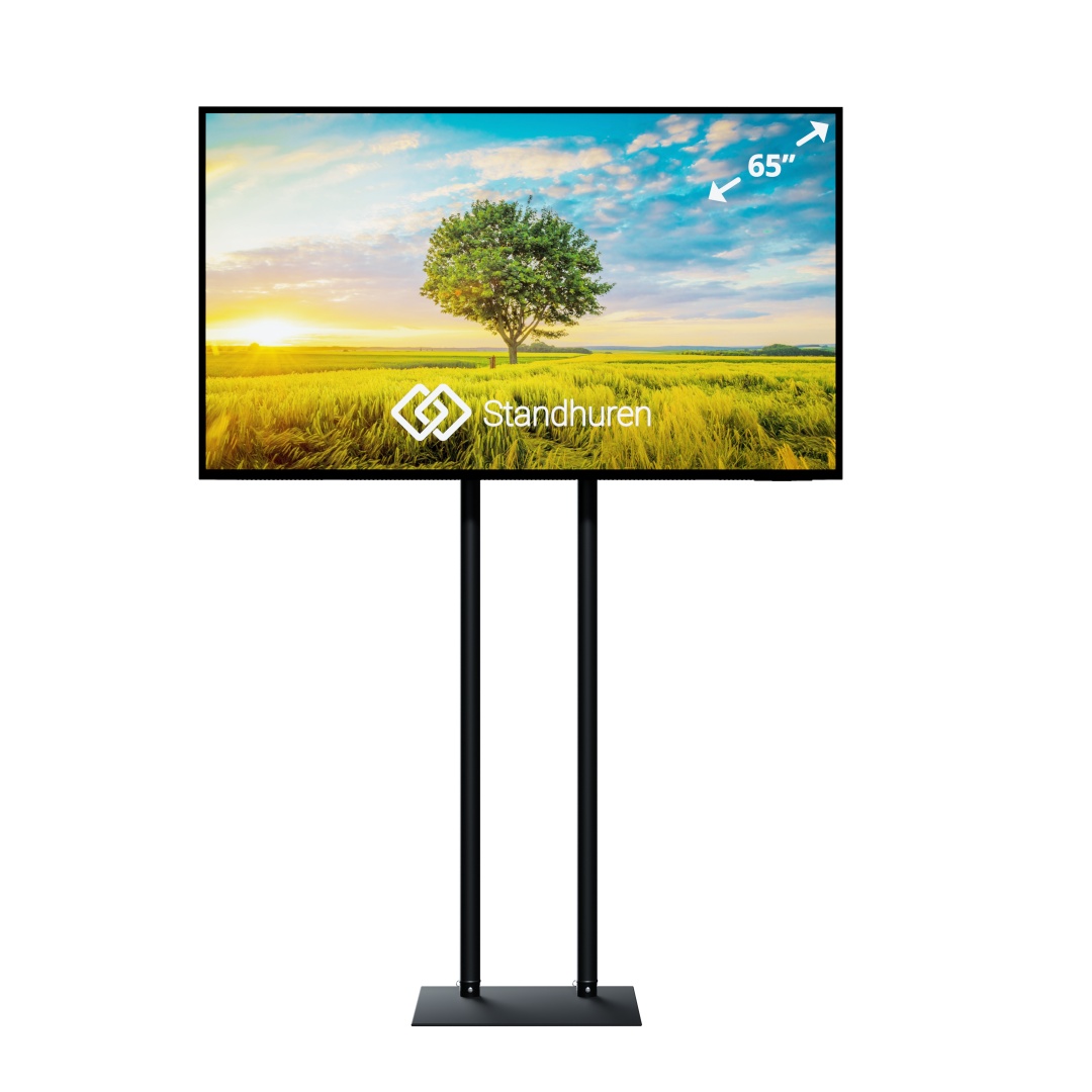 65" scherm op statief